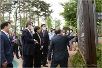 농협 숲 준공식 참석 3번째